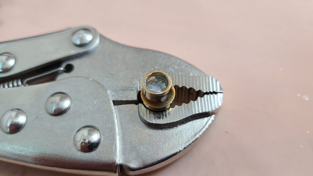 Bullet Connector With Molten Solder